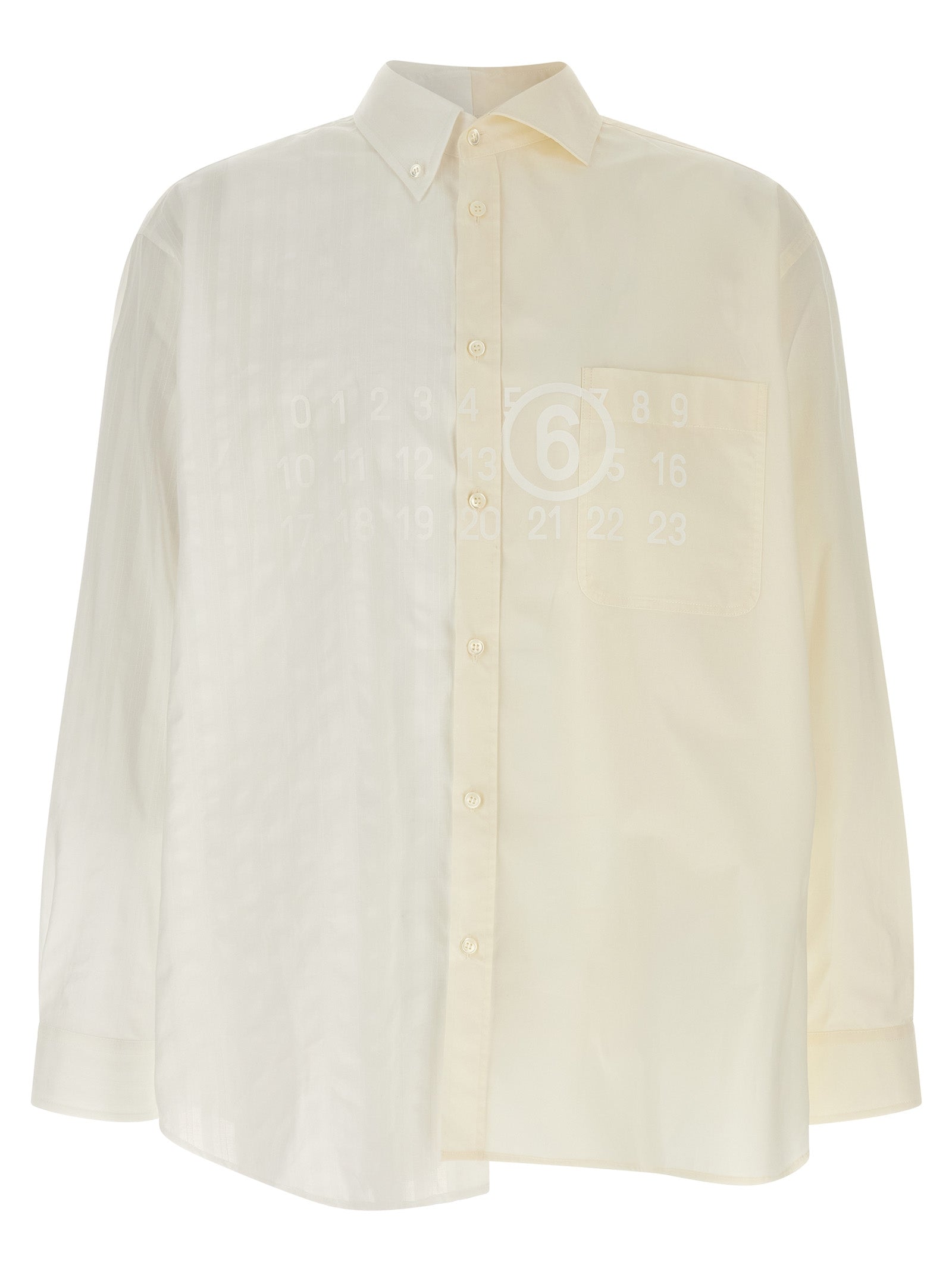 MM6 MAISON MARGIELA - MM6 MAISON MARGIELA - ’Numeric Signature MM6’ shirt - Men’s Tops