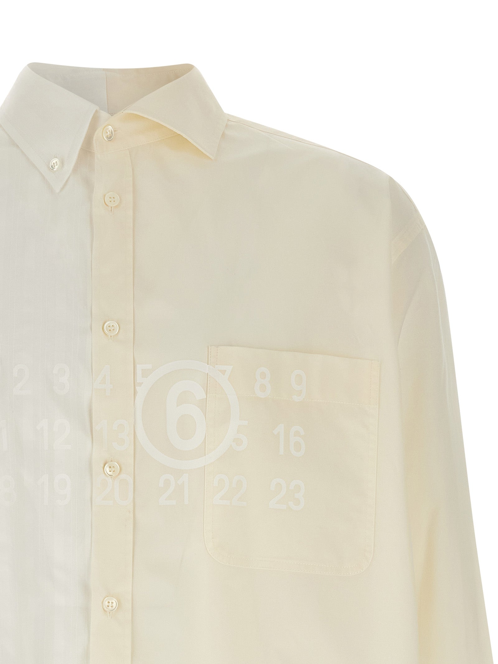 MM6 MAISON MARGIELA - MM6 MAISON MARGIELA - ’Numeric Signature MM6’ shirt - Men’s Tops