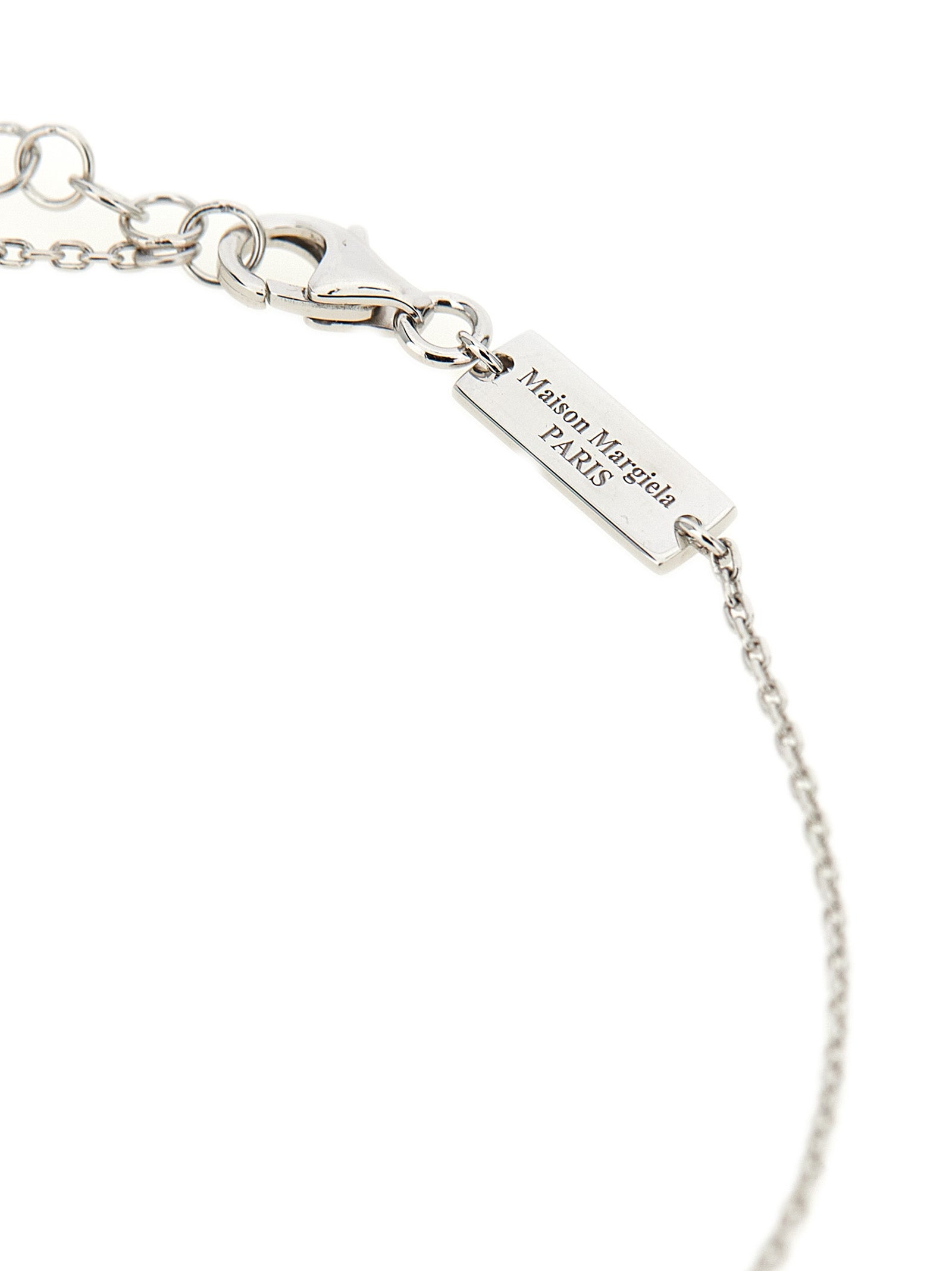 MAISON MARGIELA - MAISON MARGIELA Men’s Ring Necklace Silver - Man,Accessories,Jewelry,Necklaces