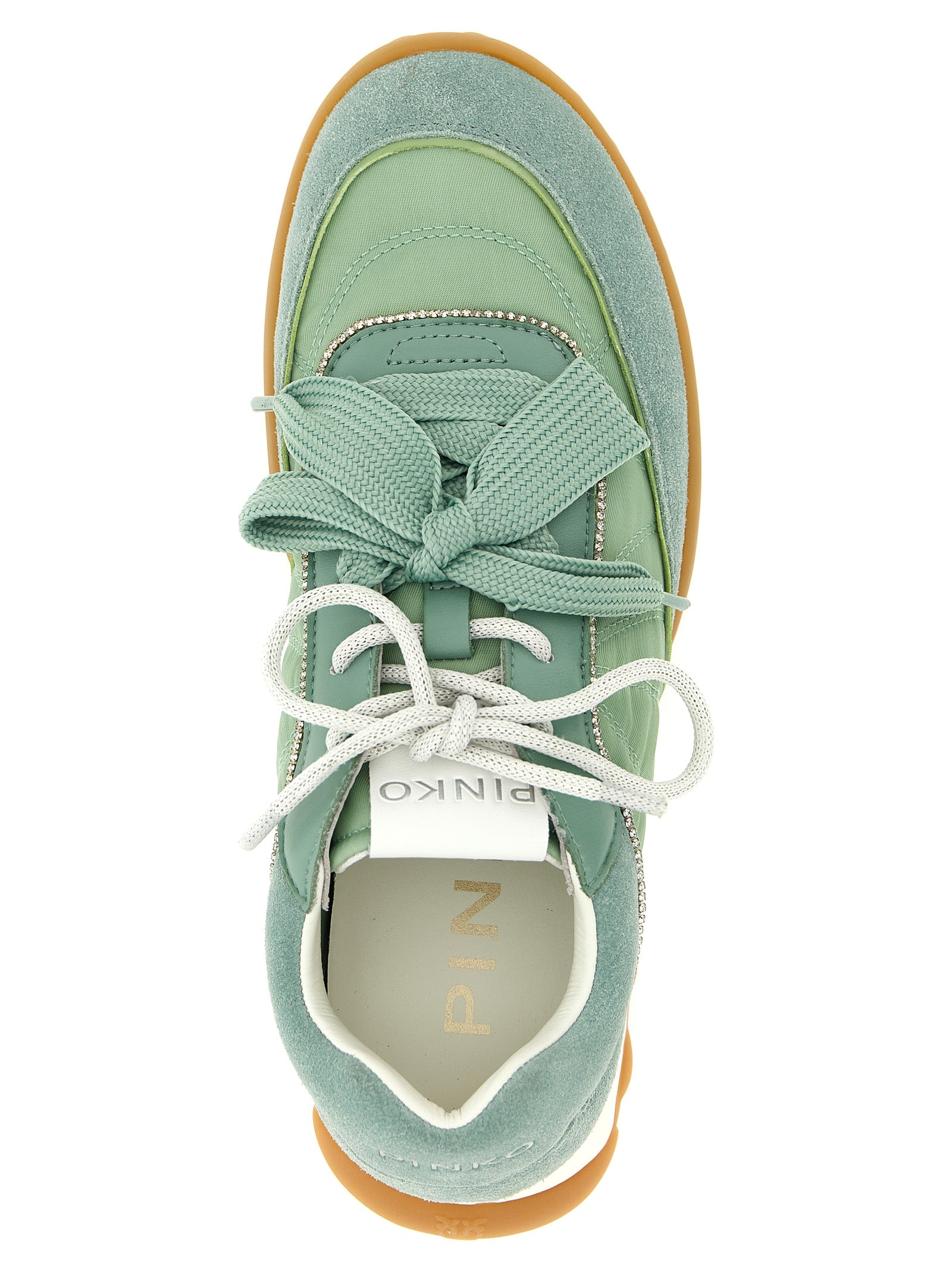 PINKO - PINKO Women’s Gea 02 Sneakers Green - Women’s Shoes