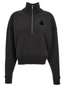 MARANT ETOILE - MARANT ETOILE Women’s Ross Sweatshirt Black - Women’s Sweatshirts