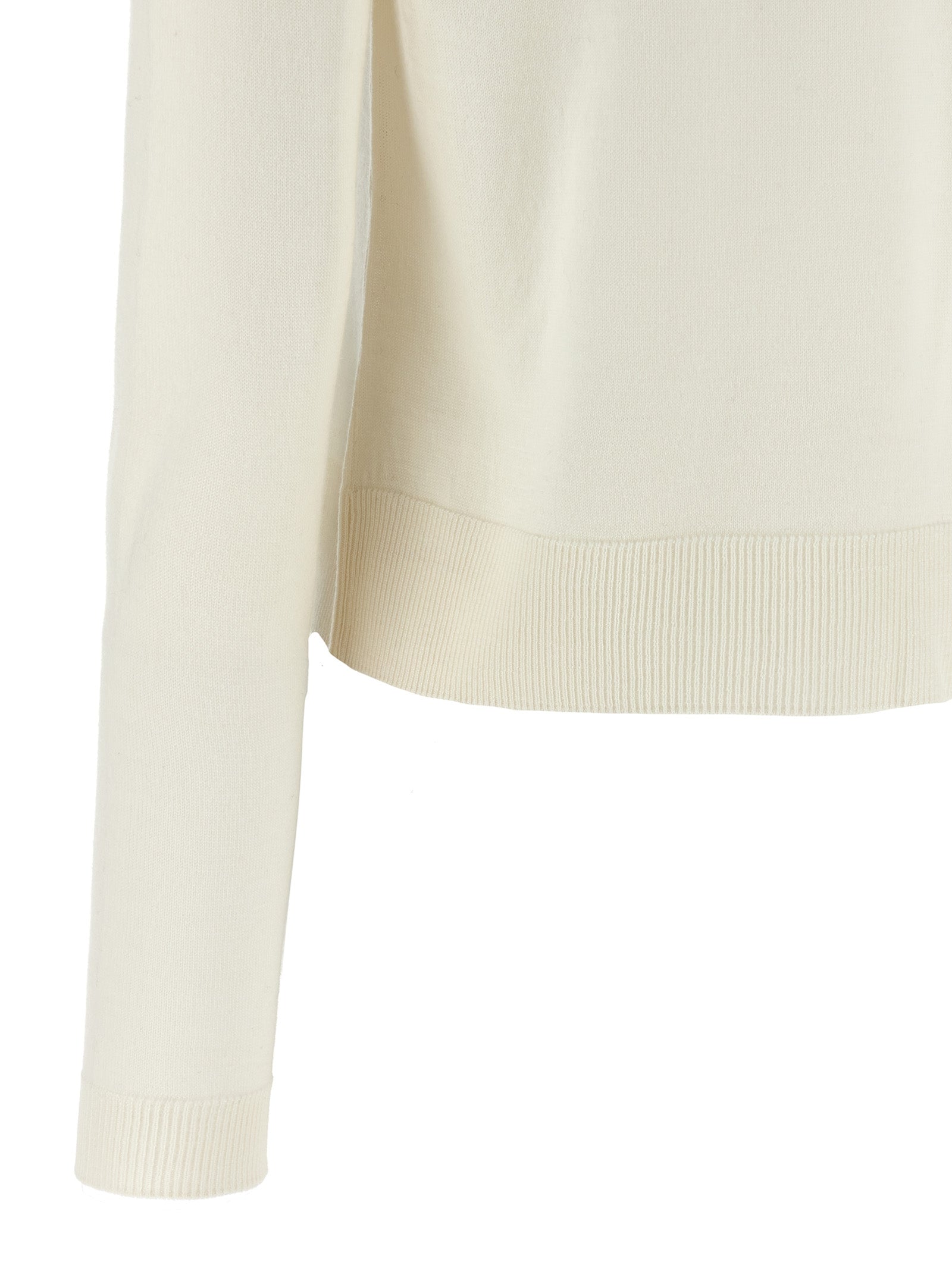 MOSCHINO - MOSCHINO Women’s Teddy Sweater White - Women’s Knitwear