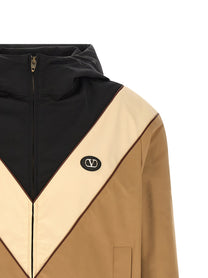 VALENTINO GARAVANI - VALENTINO GARAVANI - Valentino Garavani ’Valentino’ windbreaker - Men’s Outerwear