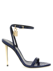 TOM FORD Women's Padlock Sandals Blue