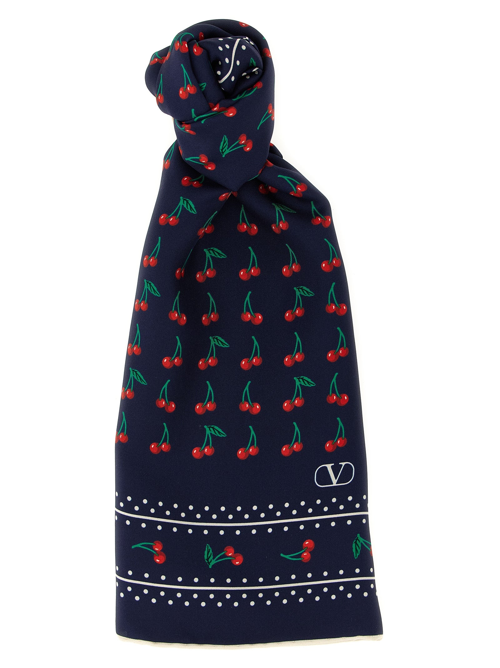 VALENTINO GARAVANI Women's Valentino Garavani Cherryfic Scarf Blue