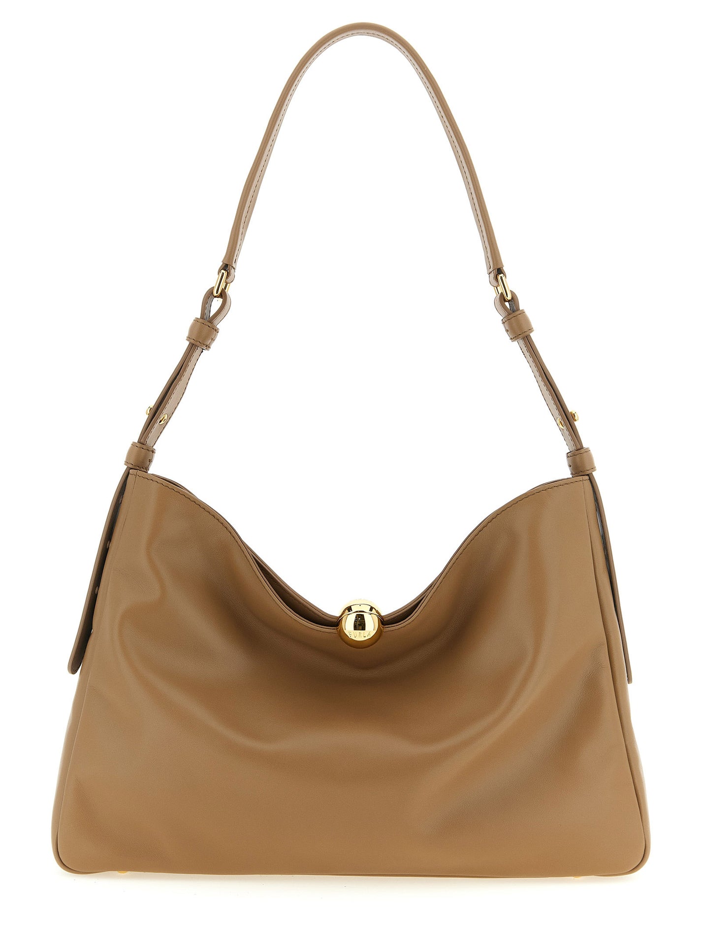 FURLA - FURLA Women’s Furla Sfera Soft Large Shoulder Bag Beige - Women’s Bags