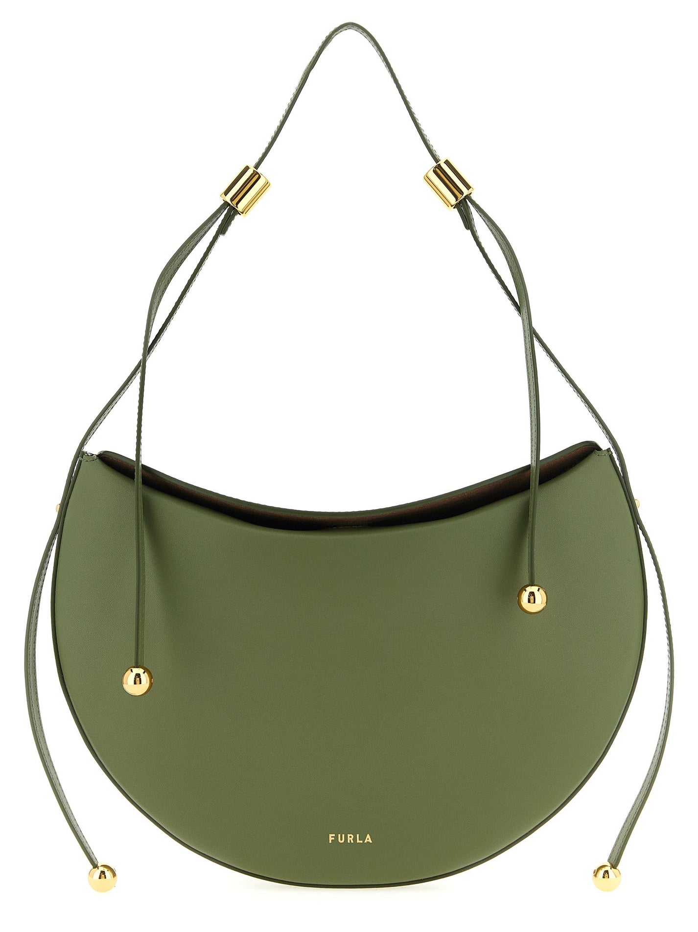 FURLA - FURLA Women’s Furla Moonstone Small Shoulder Bag Green - Women’s Bags