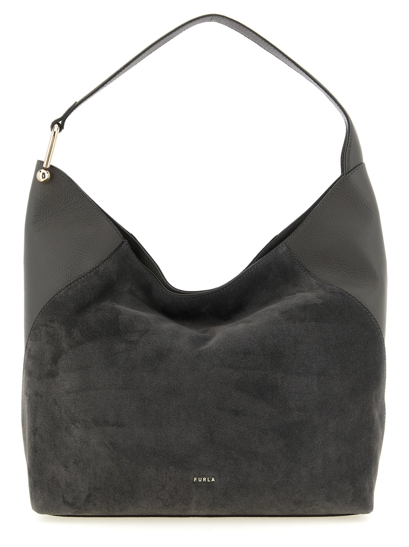 FURLA - FURLA Women’s Furla Lara Large Shoulder Bag Gray - Women’s Bags
