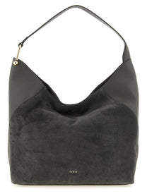 FURLA - FURLA Women’s Furla Lara Large Shoulder Bag Gray - Women’s Bags