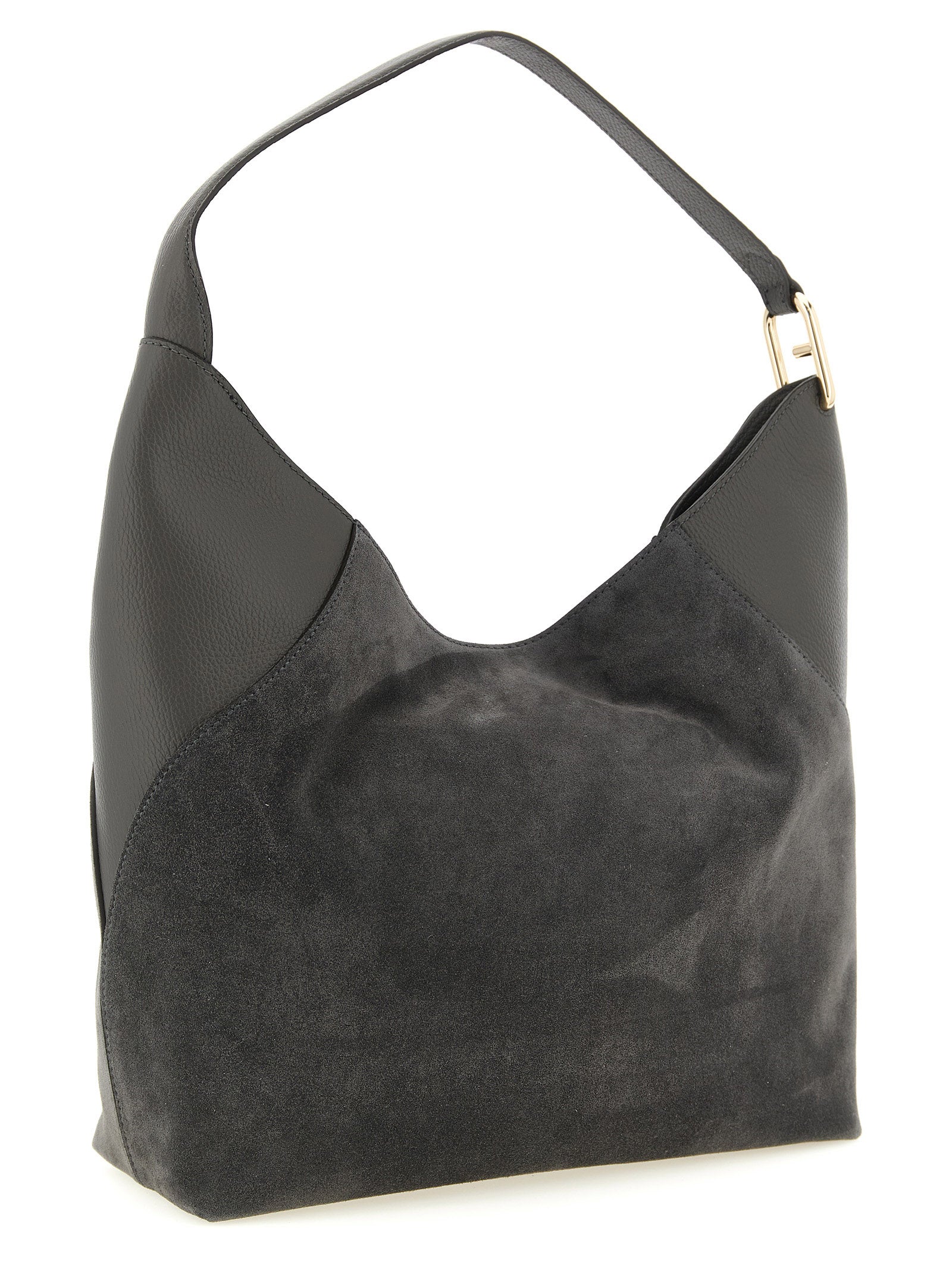 FURLA - FURLA Women’s Furla Lara Large Shoulder Bag Gray - Women’s Bags