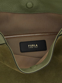 FURLA - FURLA Women’s Furla Lara Large Shoulder Bag Green - Women’s Bags