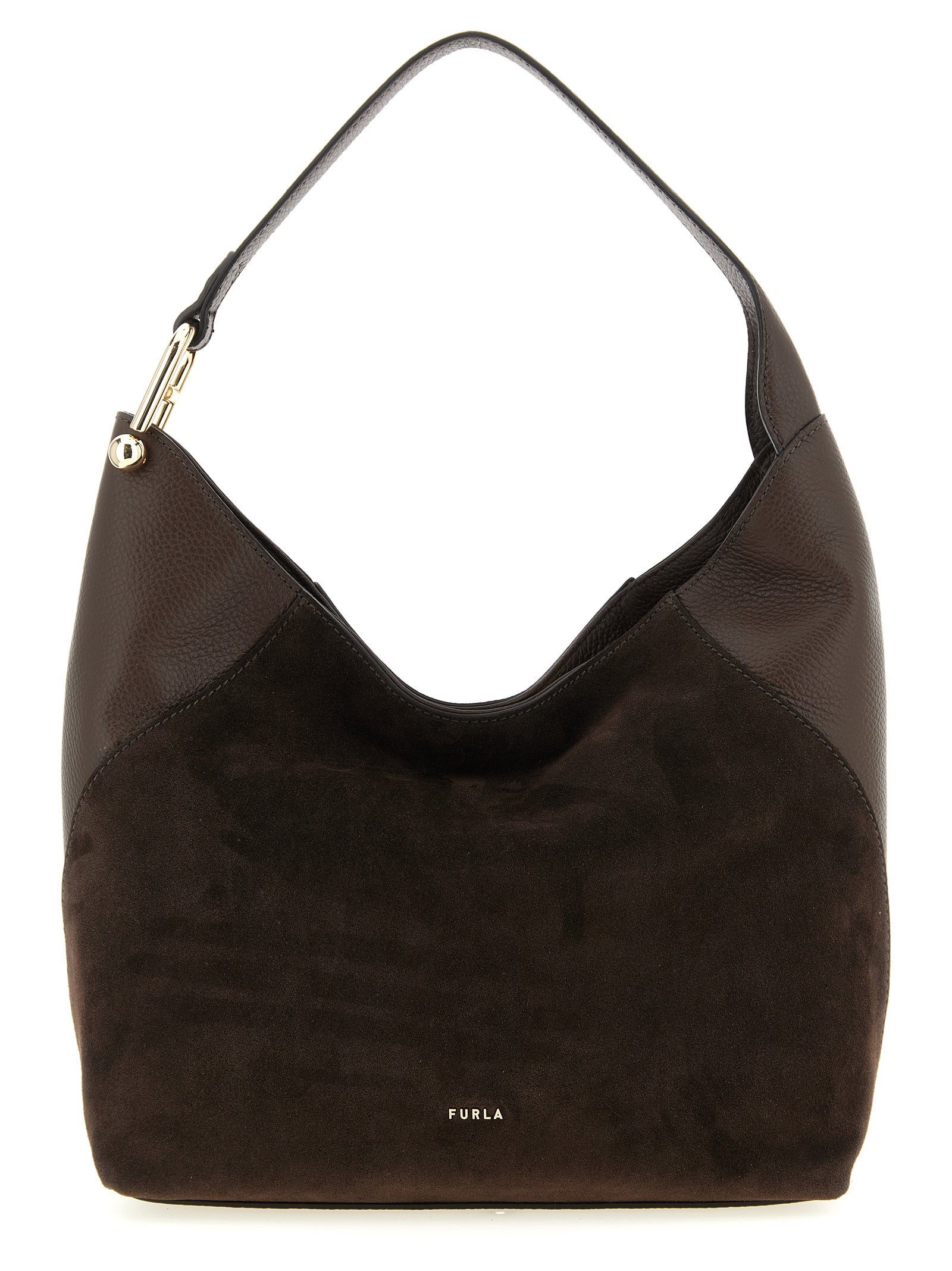 FURLA - FURLA Women’s Furla Lara Medium Shoulder Bag Brown - Women’s Bags