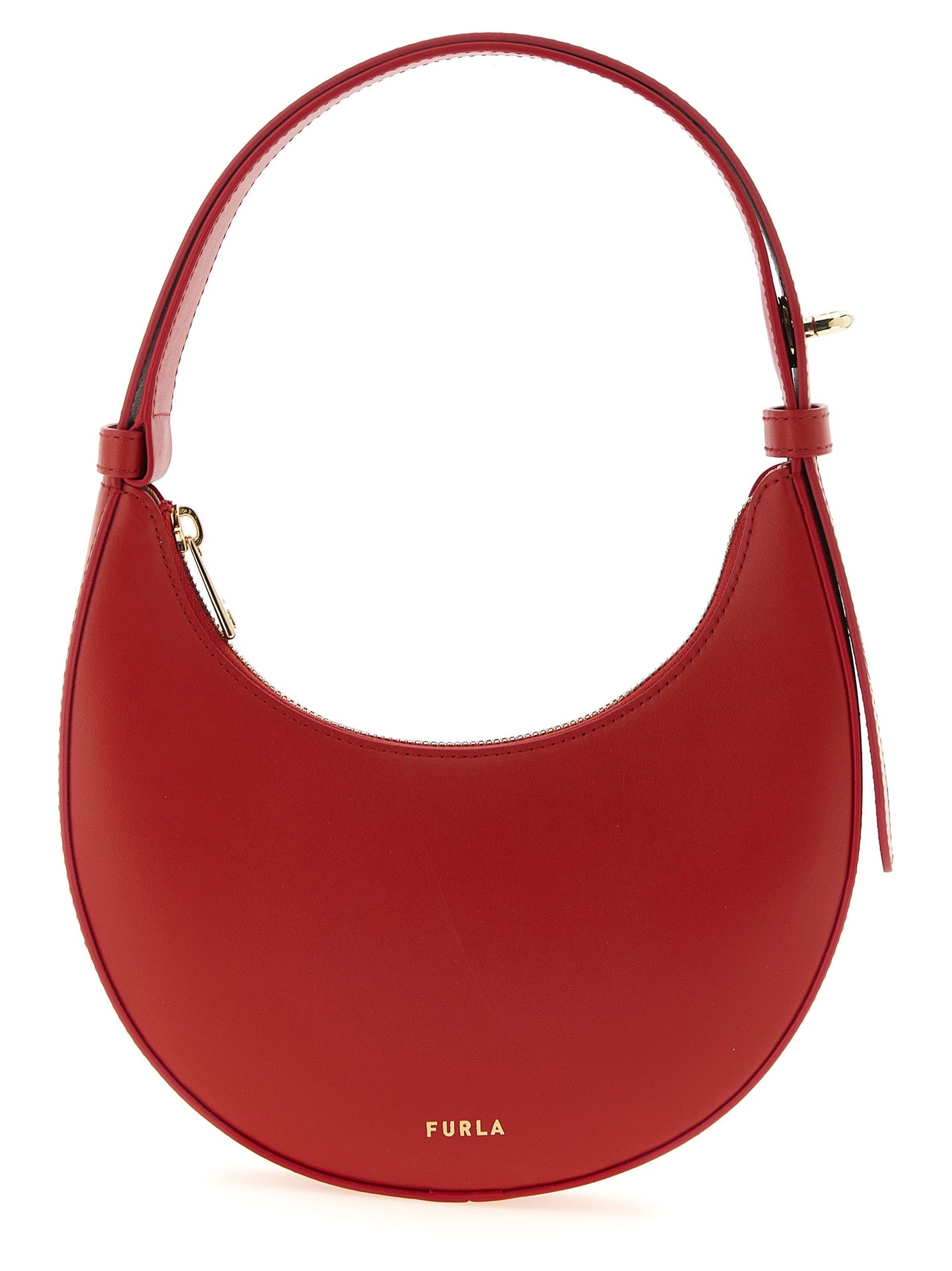 FURLA - FURLA Women’s Furla Delizia Mini Shoulder Bag Red - Women’s Bags