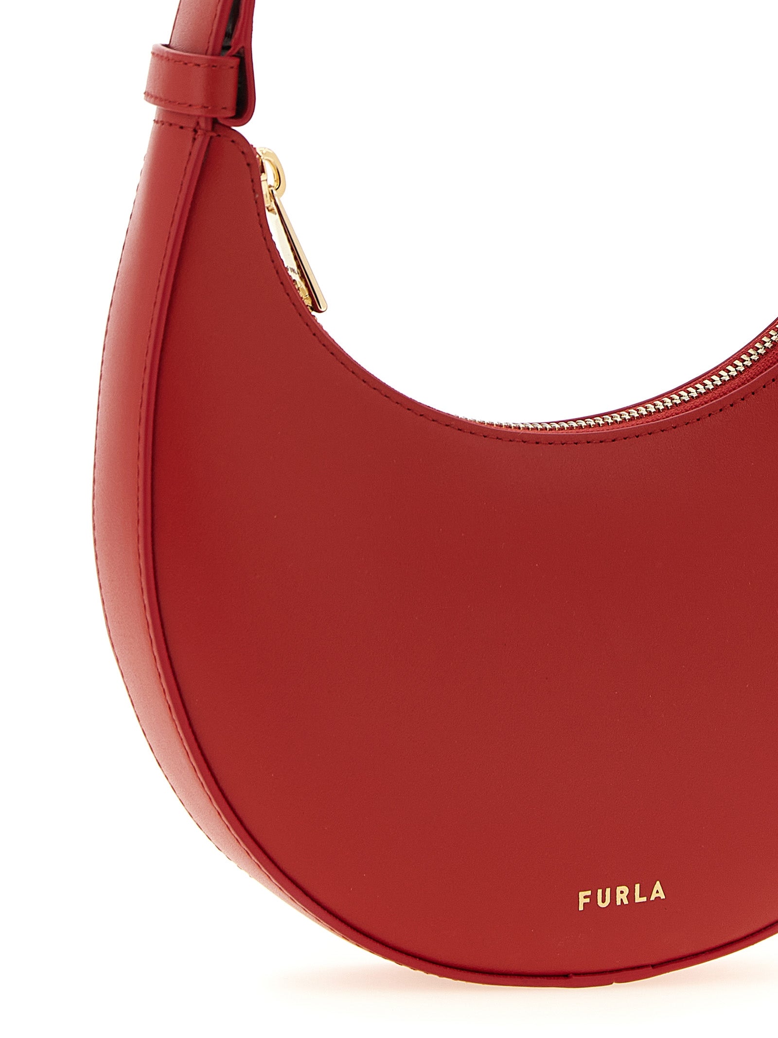 FURLA - FURLA Women’s Furla Delizia Mini Shoulder Bag Red - Women’s Bags