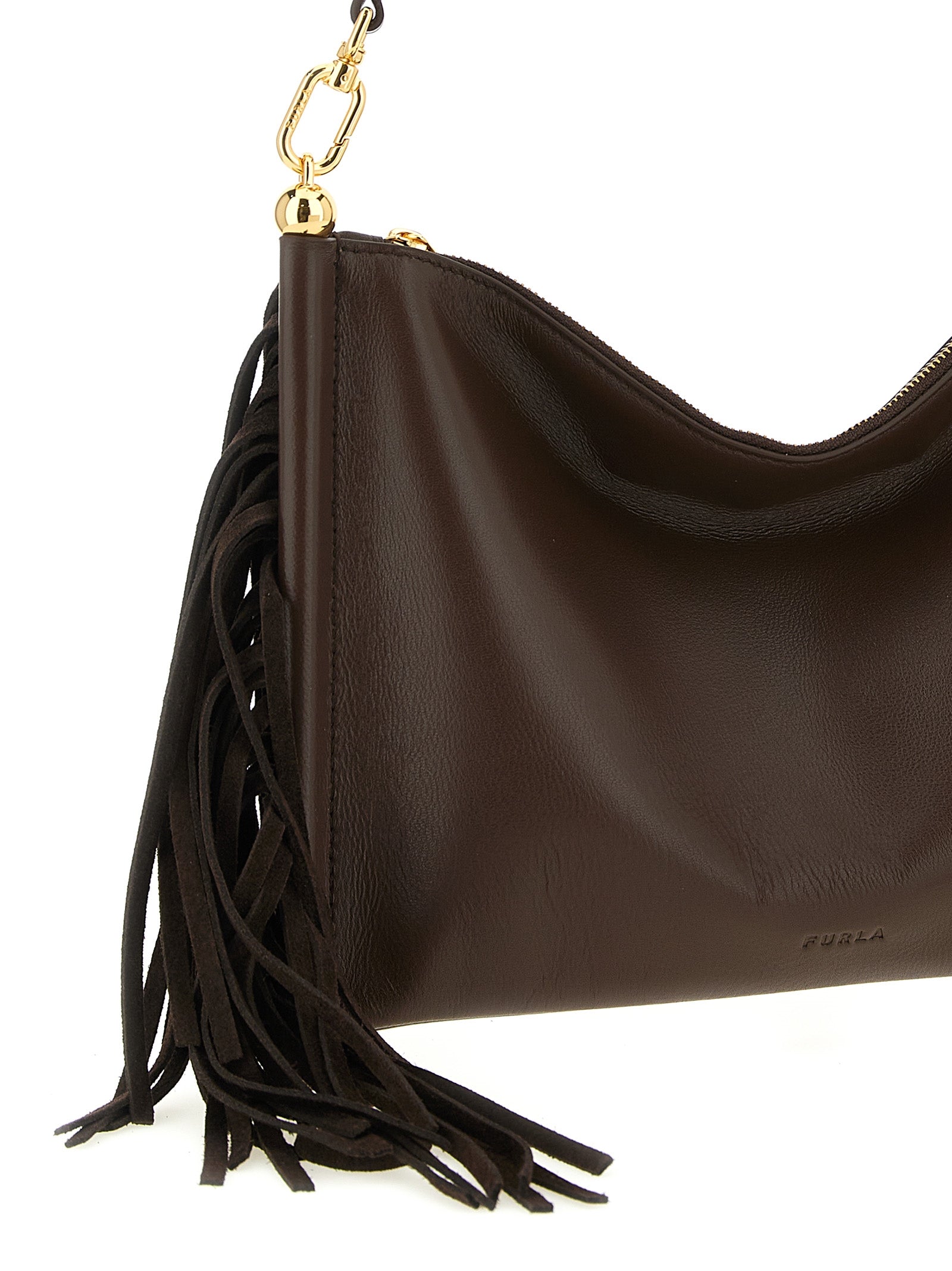 FURLA - FURLA Women’s Furla Sfera Soft Mini Shoulder Bag Brown - Women’s Bags