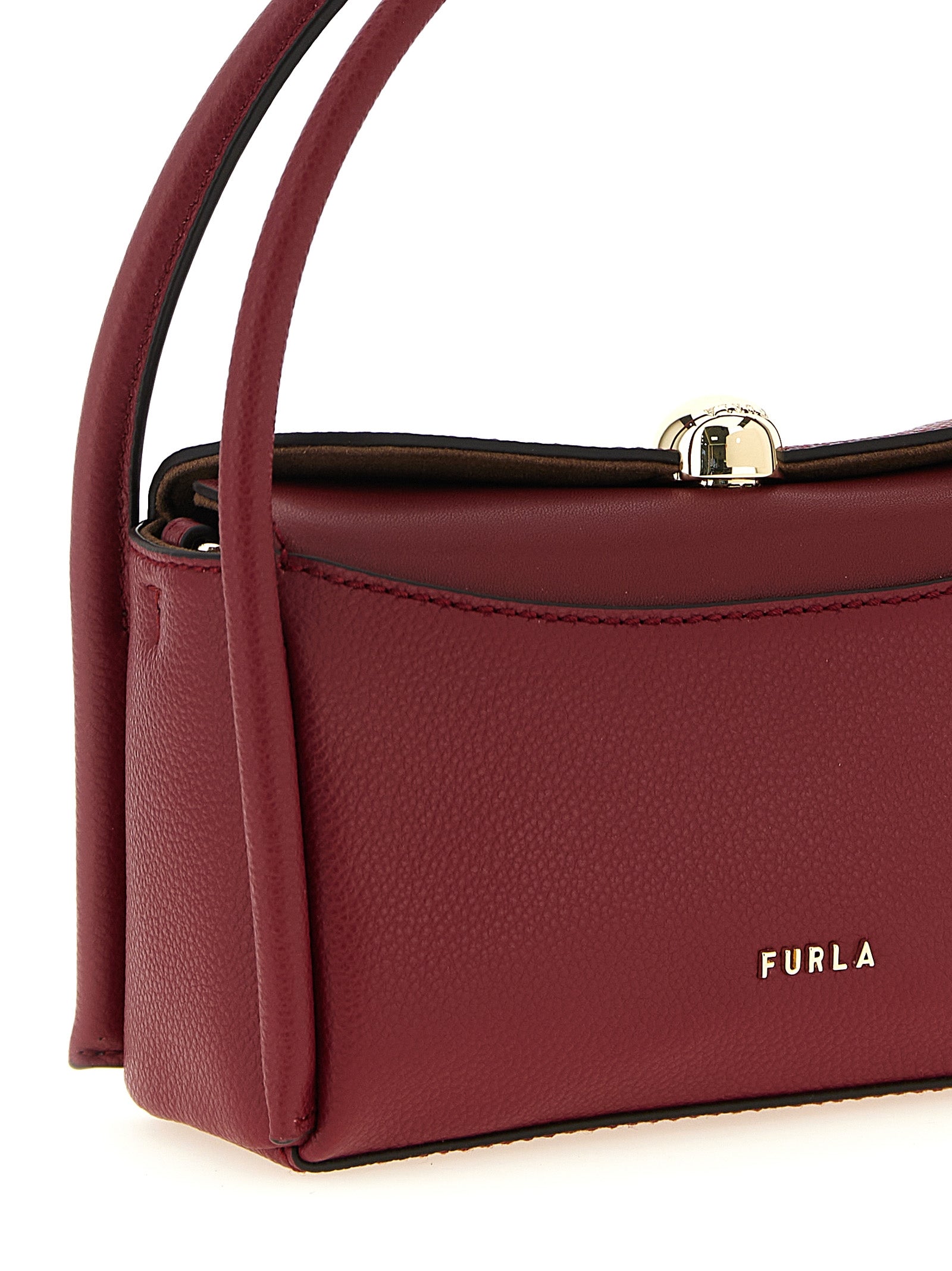 FURLA - FURLA Women’s Nicole Mini Handbag Bordeaux - Women’s Bags