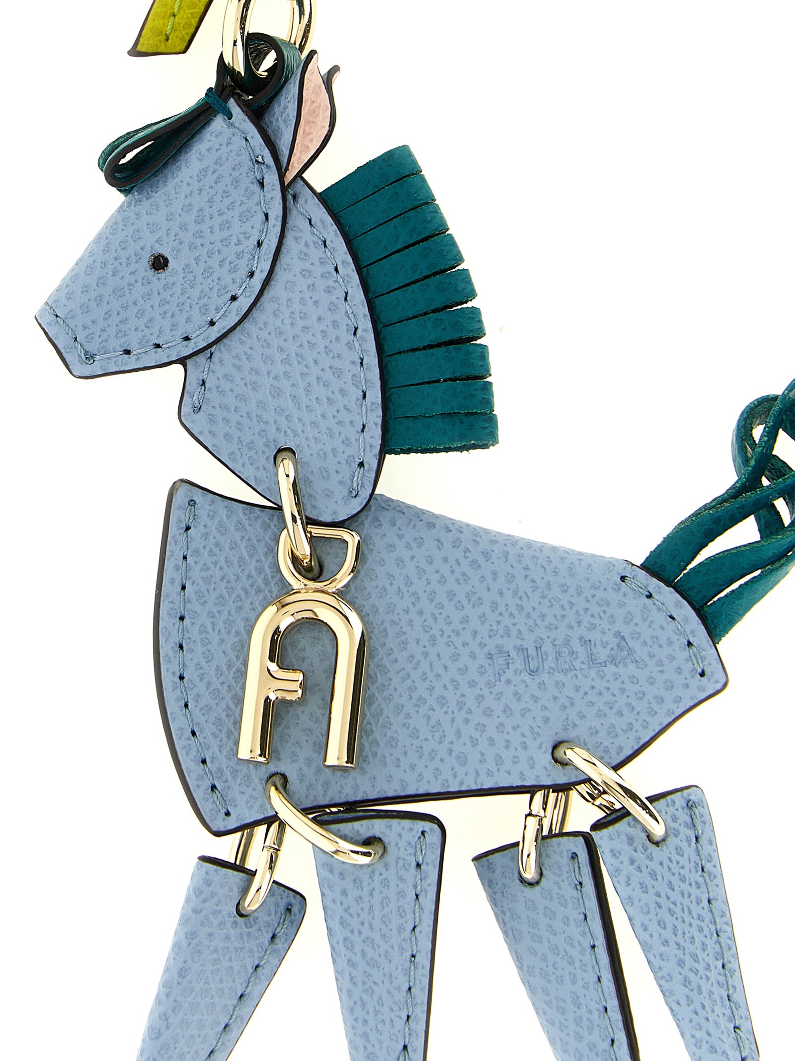 FURLA - FURLA Women’s Furla Allegra Keyring Light Blue - Women’s Accessories