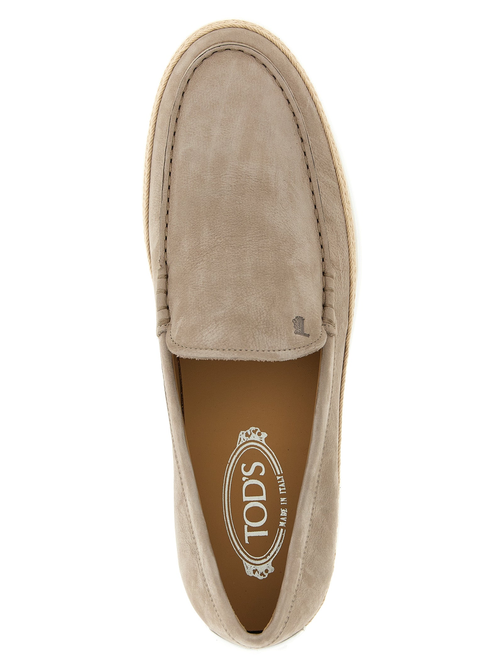 TOD’S - TOD’S Men’s Pantofola Loafers Beige - Men’s Shoes