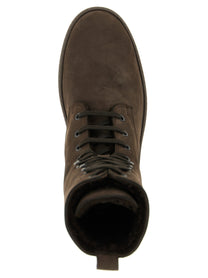 TOD'S Women's Winter Gommino Ankle Boots Brown