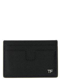TOM FORD Men's Leather Card Holder Black