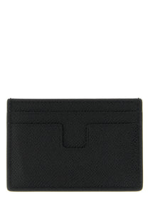 TOM FORD Men's Leather Card Holder Black
