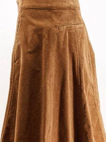 Polo Ralph Lauren Women's Line Corduroy Skirt Beige