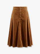 Polo Ralph Lauren Women's Line Corduroy Skirt Beige
