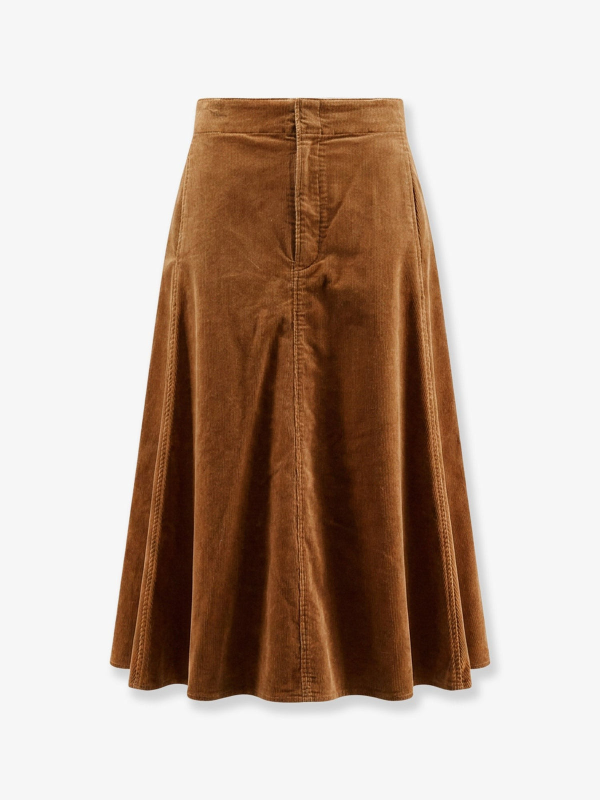 Polo Ralph Lauren Women's Line Corduroy Skirt Beige