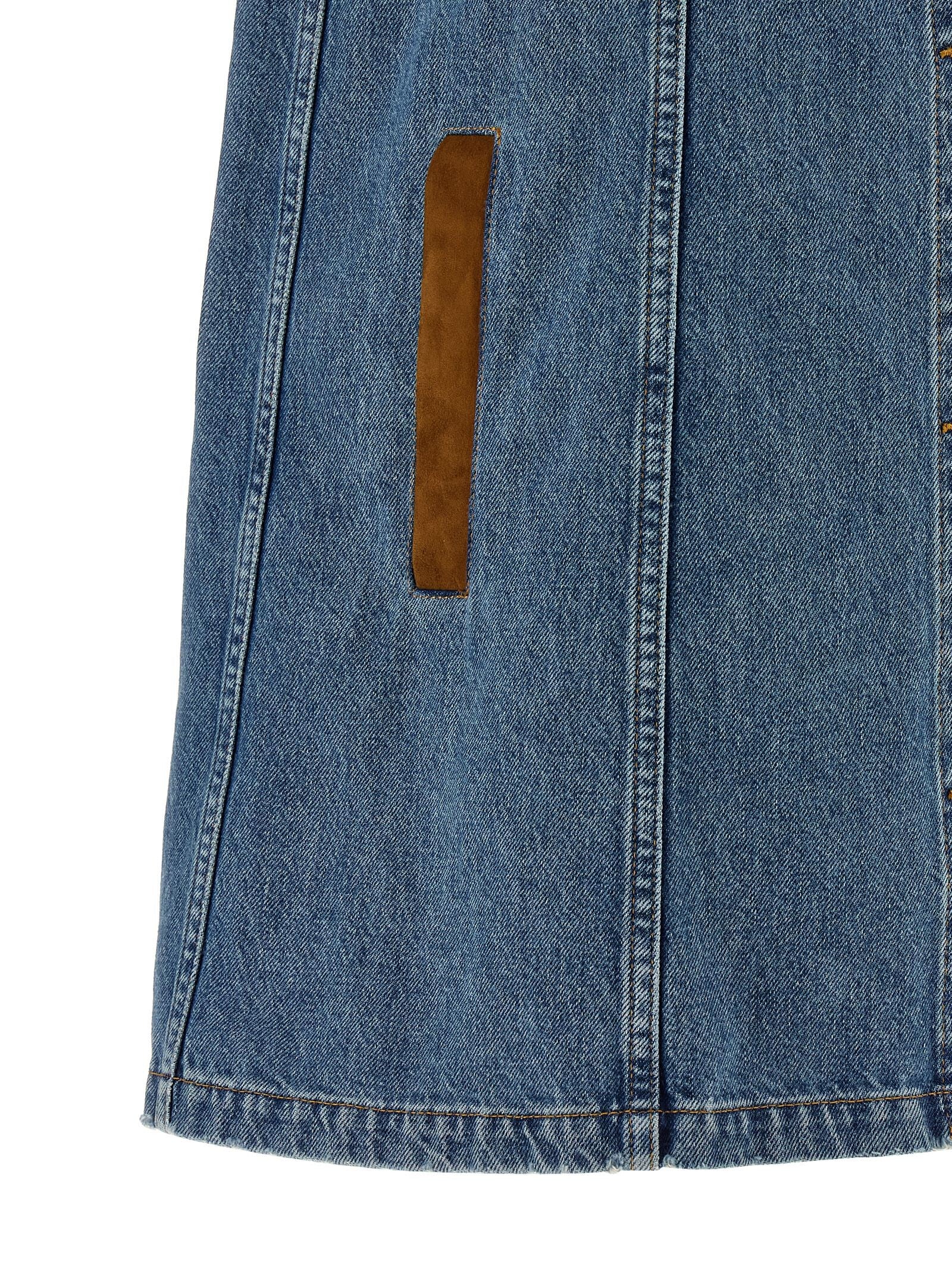 Versace Line Dress Blue