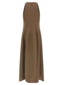 Brunello Cucinelli Line Dress Brown, view 2
