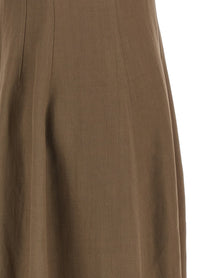 Brunello Cucinelli Line Dress Brown, view 4