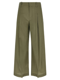 Brunello Cucinelli Line Pants Green