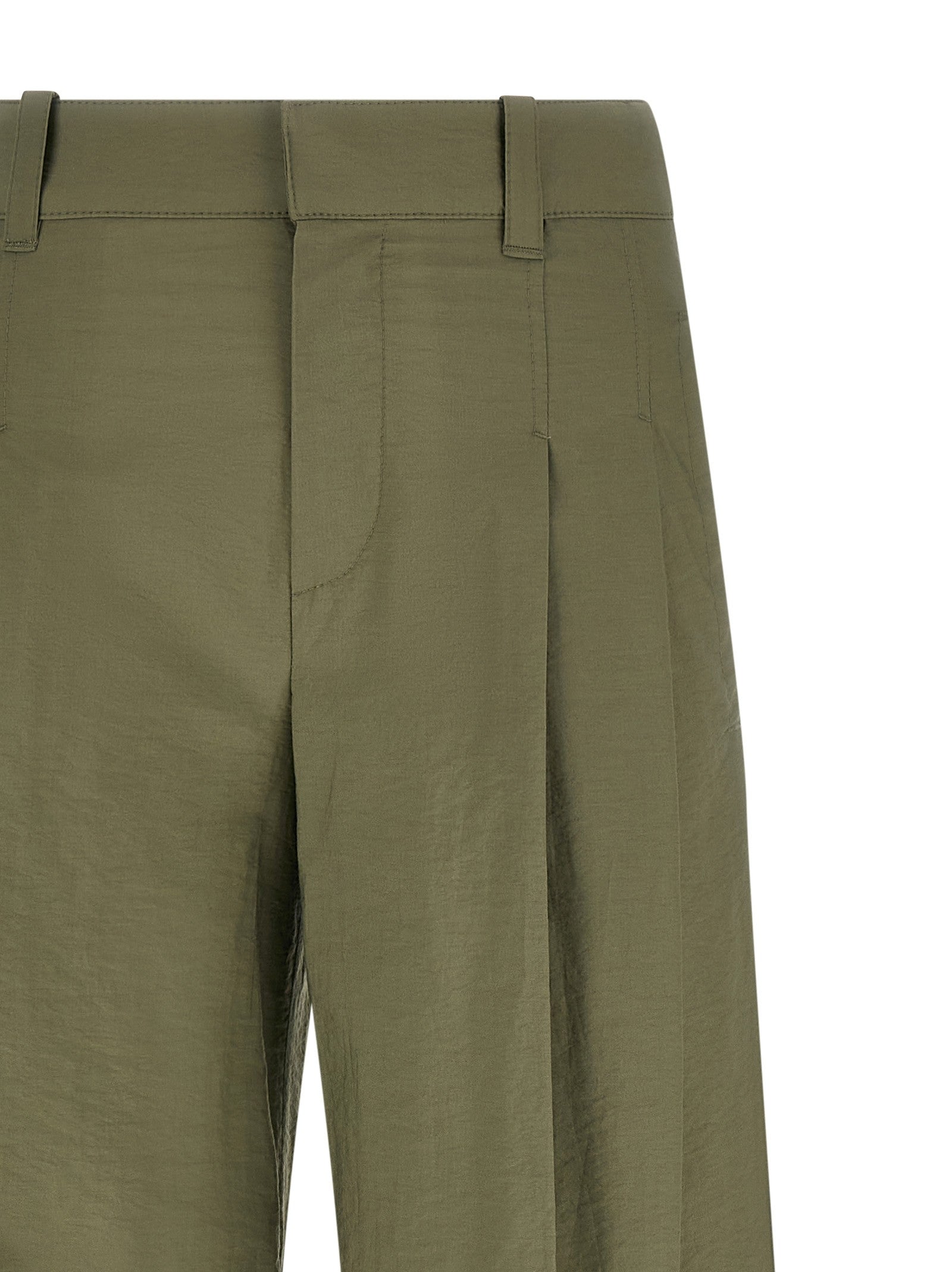 Brunello Cucinelli Line Pants Green