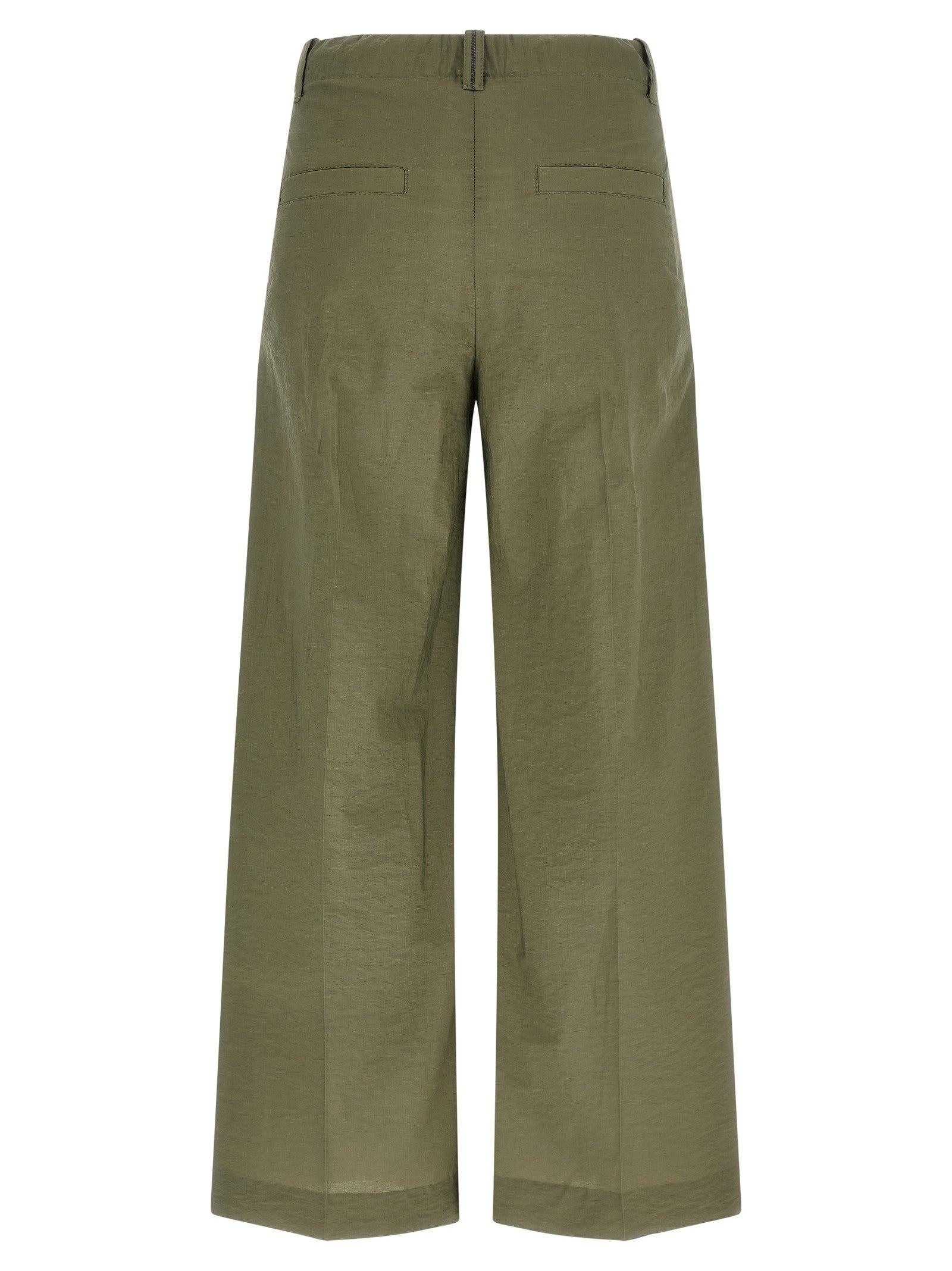 Brunello Cucinelli Line Pants Green