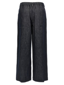 Brunello Cucinelli Line Pleated Pants Blue