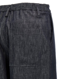 Brunello Cucinelli Line Pleated Pants Blue