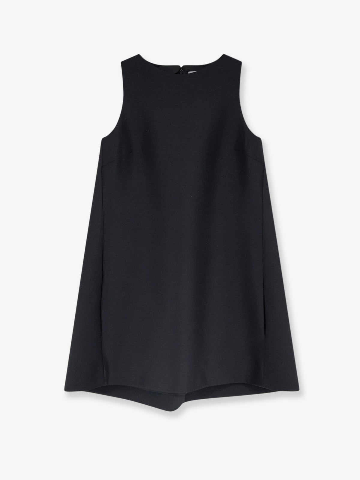 Balenciaga Women's Line Silk Mini Dress Black