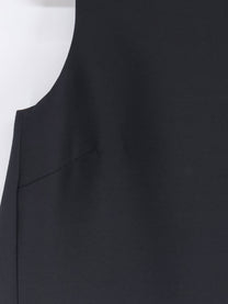 Balenciaga Women's Line Silk Mini Dress Black