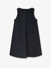 Balenciaga Women's Line Silk Mini Dress Black