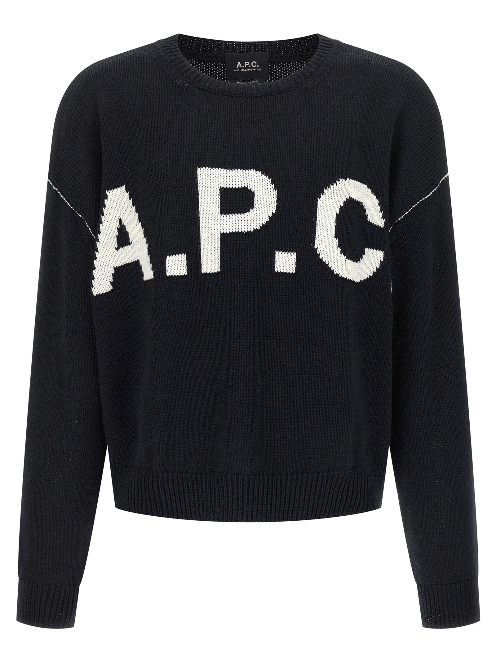 A.P.C. - A.P.C. - Logo sweater - Men’s Knitwear