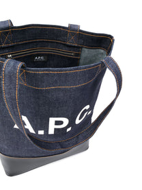 A.P.C. - A.P.C. logo print denim tote - Shopper