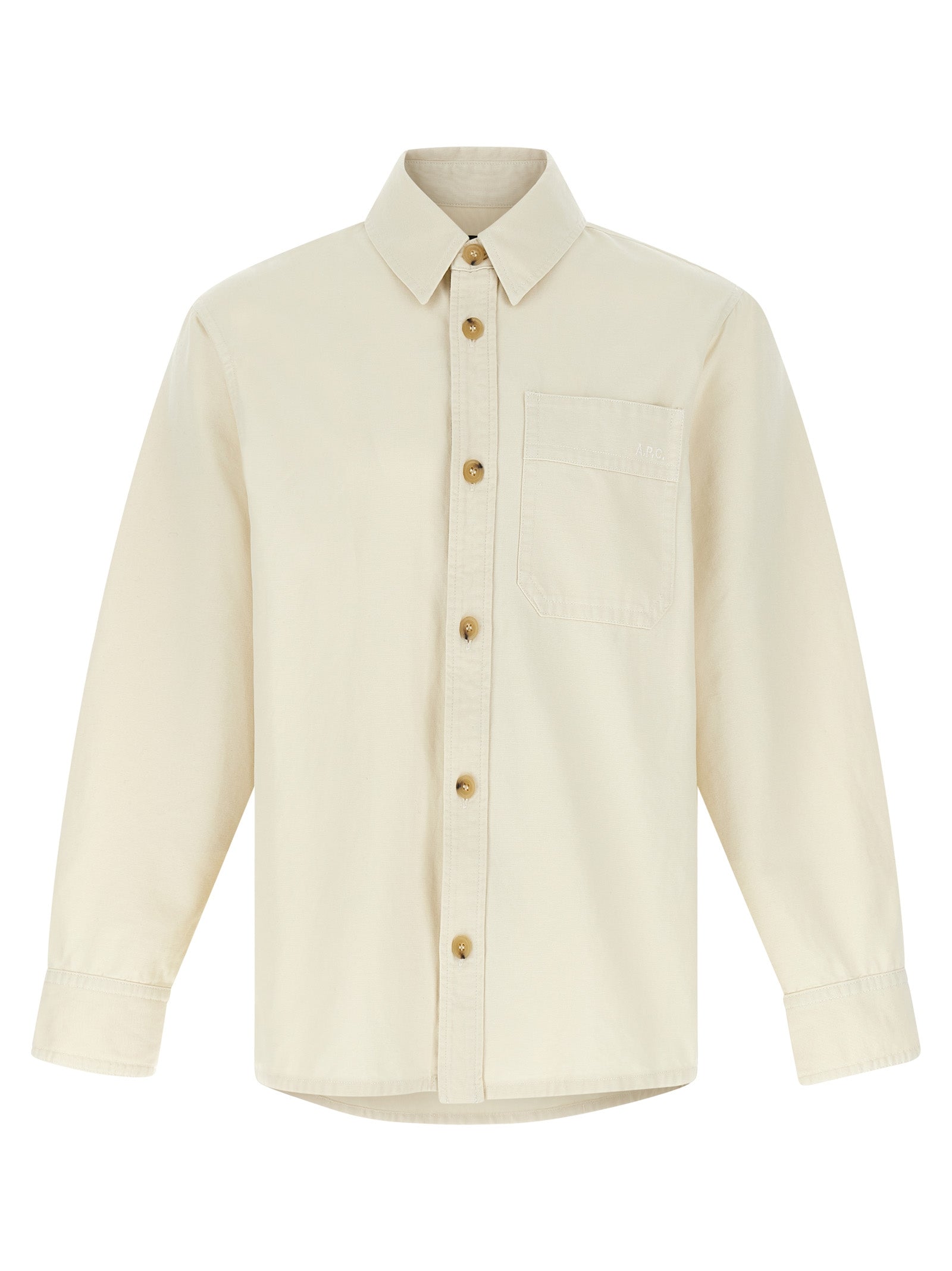 A.P.C. - A.P.C. - Logo embroidery shirt - Men’s Tops