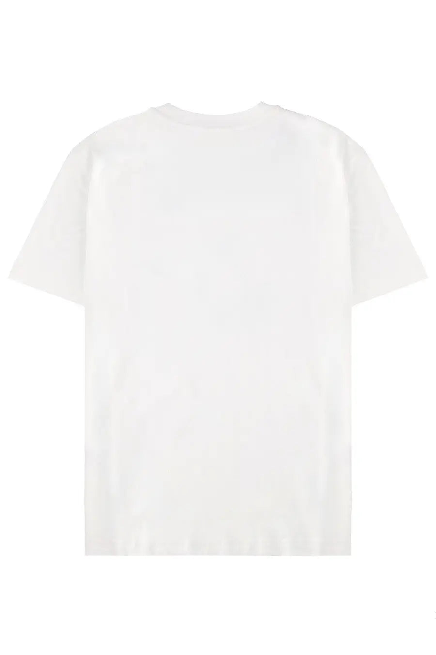 A.P.C men’s olive oil white cotton t-shirt with crew neck and short sleeves in front view