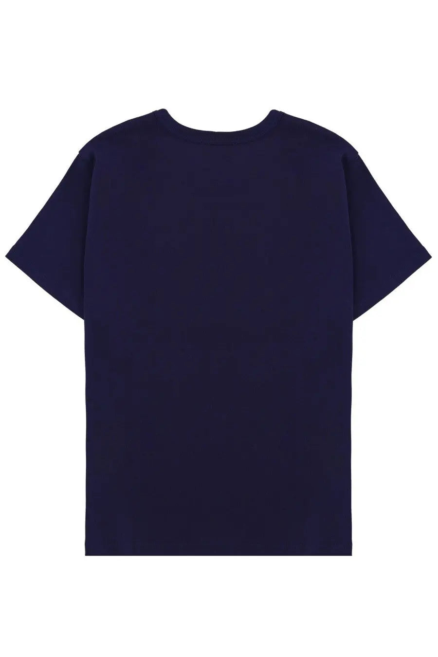 A.P.C men’s shirt niclas blue is a navy blue short-sleeved crew neck cotton t-shirt