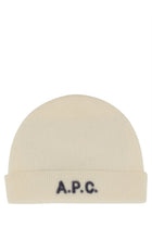 A.P.C Unisex Wool Beanie White