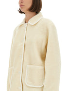 A.P.C Women's Blouson Jacket Estelle White, view 4