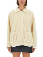 A.P.C Women's Blouson Jacket Estelle White
