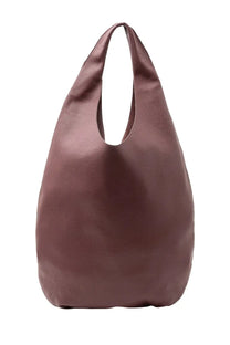 A.p.c women’s borsa le neige multicolor sleek matte brown leather shoulder bag with minimalist design and soft silhouette
