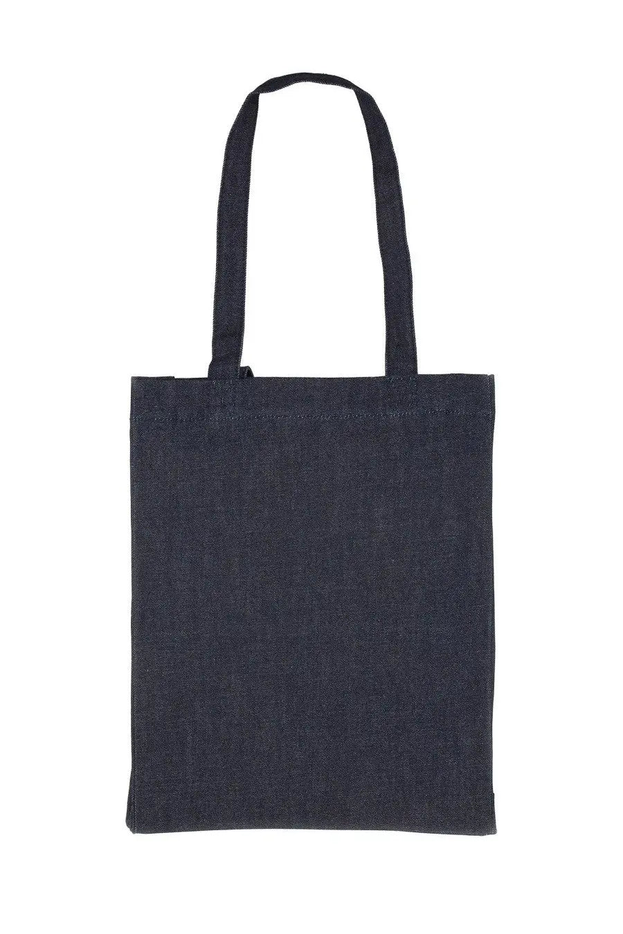 A.P.C women’s borsa tote in denim blue made of dark denim canvas with sturdy handles for everyday use