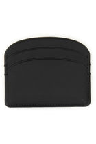 A.P.C Women's Demi Lune Card Holder Black, view 2